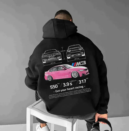 Sporty Racing Hoodie - Max-Black-S-Nora Luxe