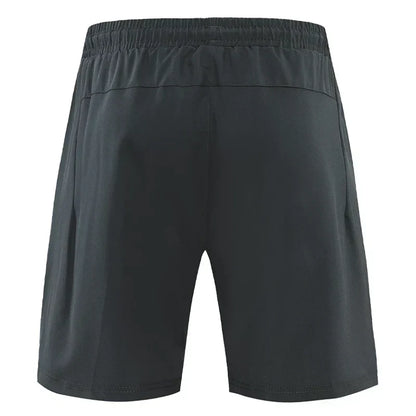 Sporty & Stylish Slim-Fit Training Shorts with Zipper Pockets - Kian-Black-S-Nora Luxe