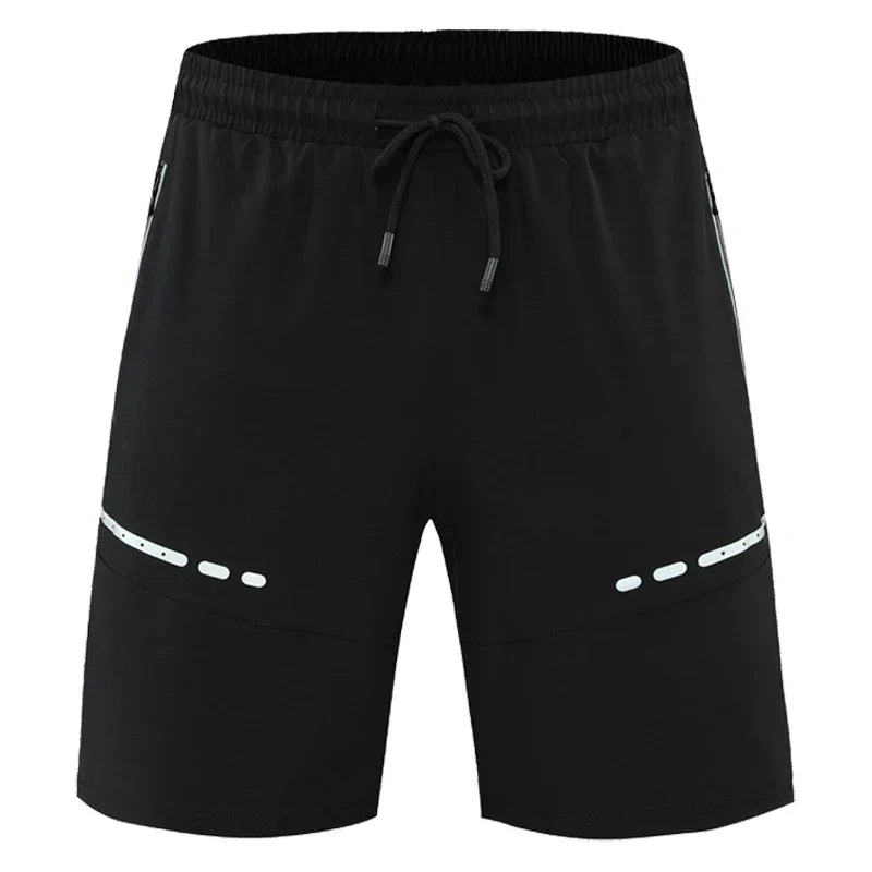 Athletic Fit Running Shorts with Zip Pockets - Pexav