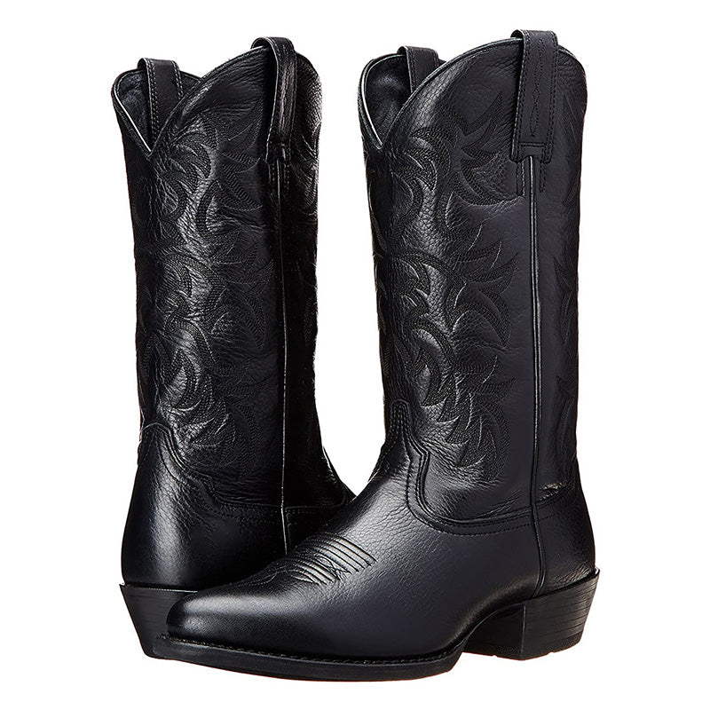 Fashionable Women's Embroidered Cowboy Boots