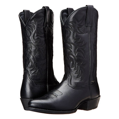 Fashionable Women's Embroidered Cowboy Boots