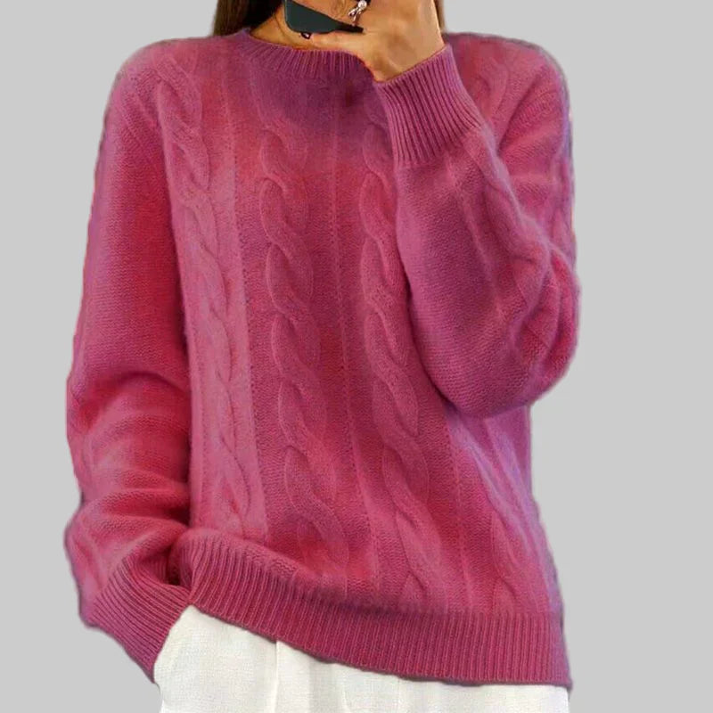 Soft Women's Winter Crew Sweater - Olytrend