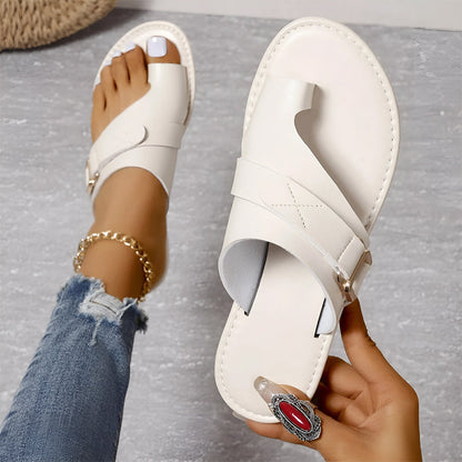 Comfortable Flat Summer Sandals - Olytrend