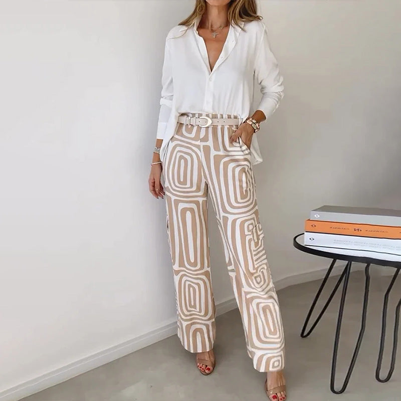 Luxurious Pearl Two Piece Outfit - Olytrend