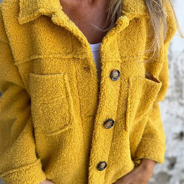 Classic Fit Coat with Notched Collar