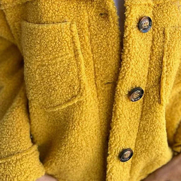 Classic Fit Coat with Notched Collar