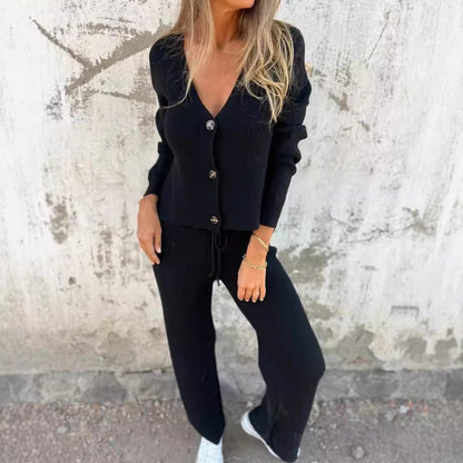 Women's 2-Piece Knit Cardigan Set