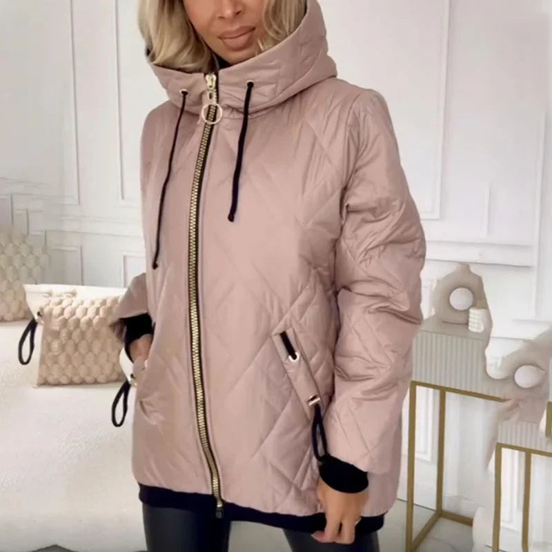 Warm Women's Padded Full Zip Jacket - Nocini