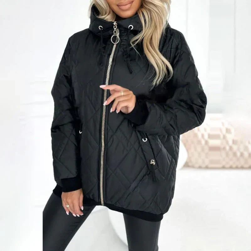 Warm Women's Padded Full Zip Jacket
