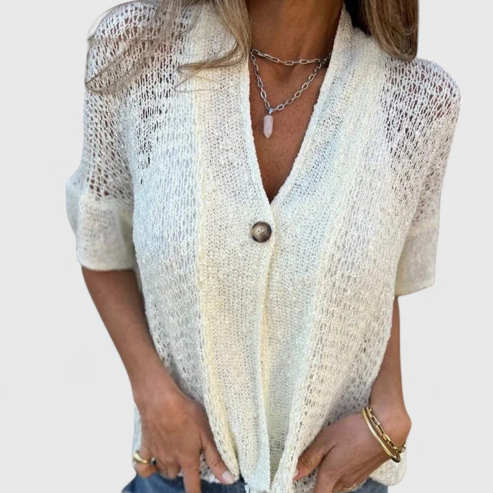 Chic Cable Knit Top