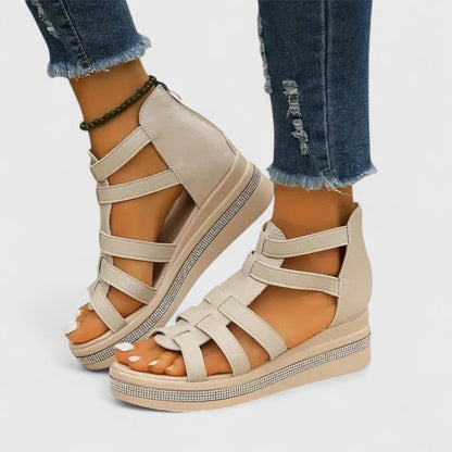 Comfortable Arch Support Strass Sandals - Olytrend