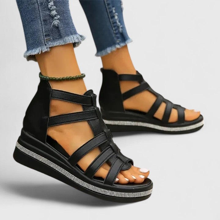 Comfortable Arch Support Strass Sandals