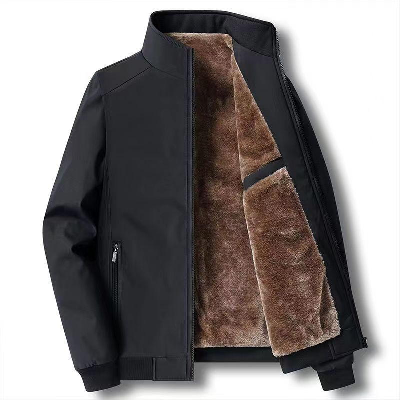 Warm Men's High Neck Zip Jacket - Nocini