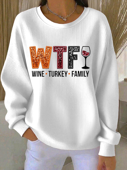 Cozy Fall Holiday Crew Neck Sweatshirt