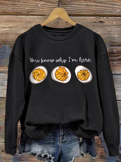 Comfortable Foodie Crew Sweatshirt