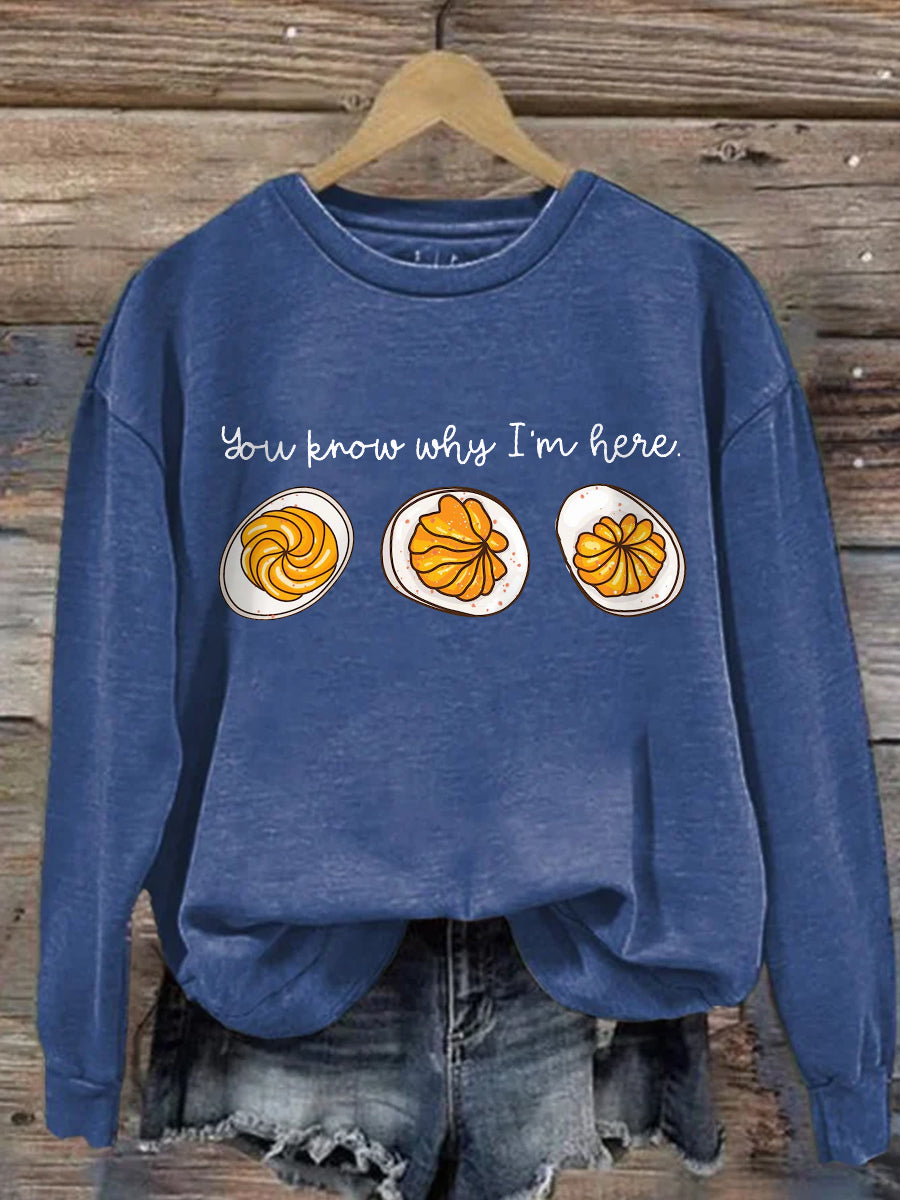 Comfortable Foodie Crew Sweatshirt