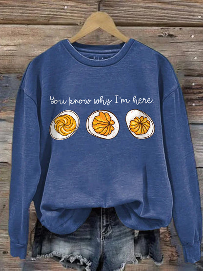 Comfortable Foodie Crew Sweatshirt