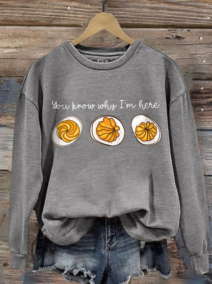 Comfortable Foodie Crew Sweatshirt