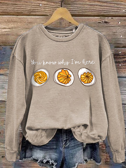 Comfortable Foodie Crew Sweatshirt