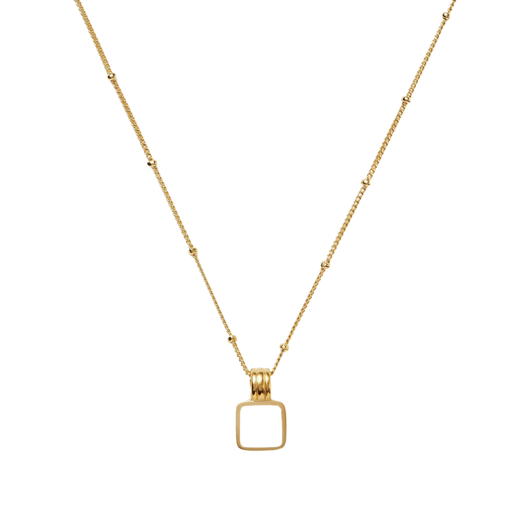 Luxury Pearl Pendant Necklace, Sterling Silver, Gold Plated - Pexav