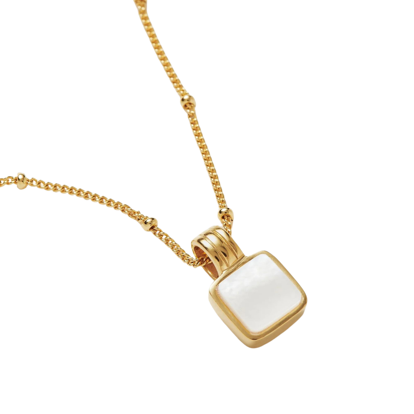 Luxury Pearl Pendant Necklace, Sterling Silver, Gold Plated