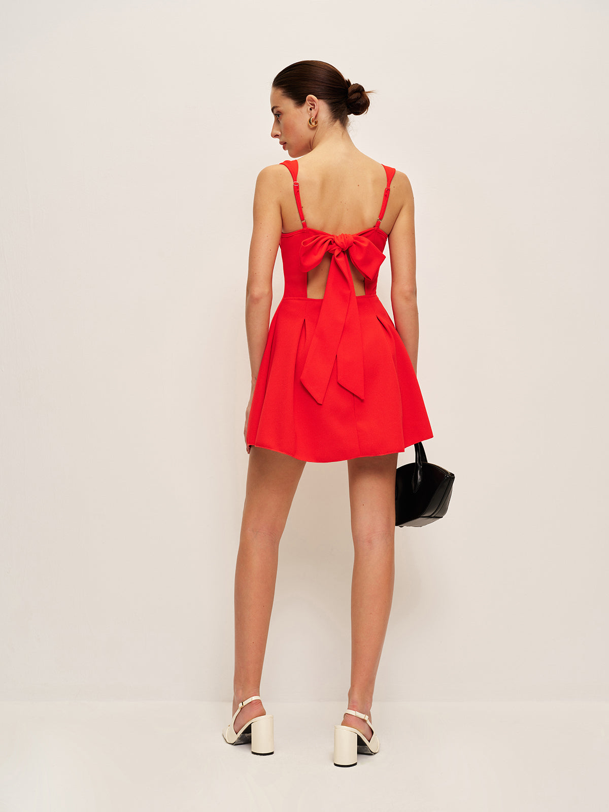 Elegant Open Back Floral Dress