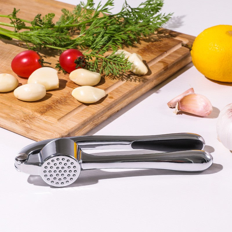 Stainless Steel Ergonomic Garlic Press