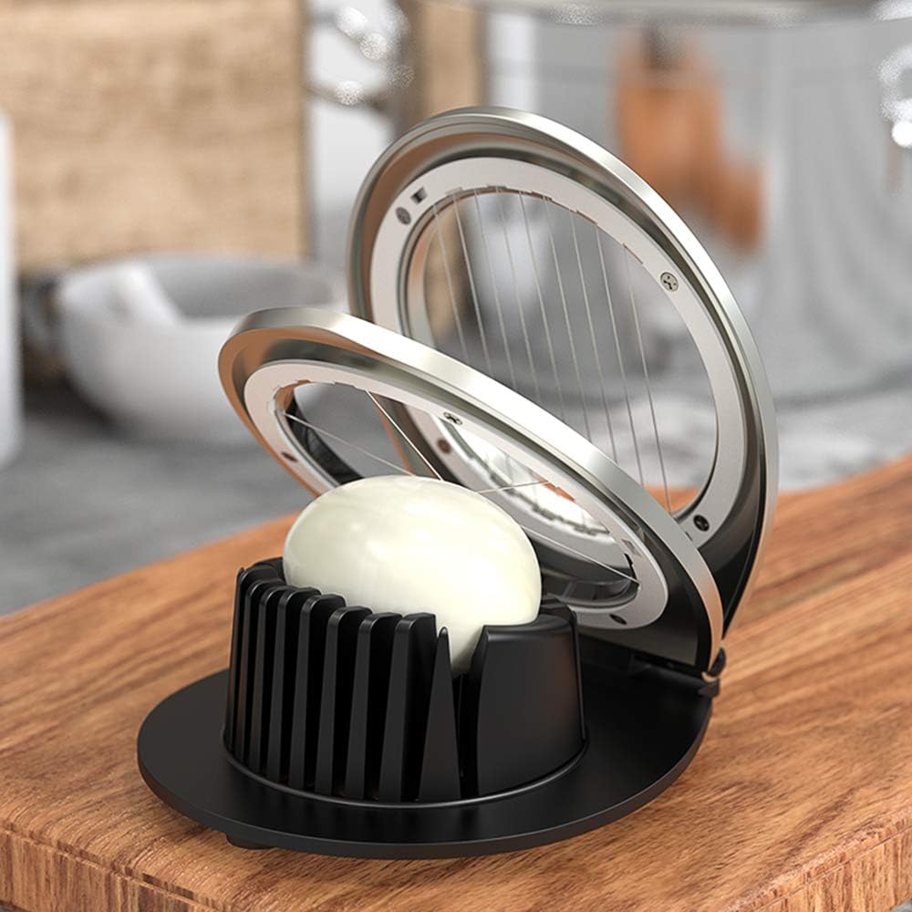 Easy Use Egg Cutter - 3 Blade Styles for Fast Slicing - Pexav