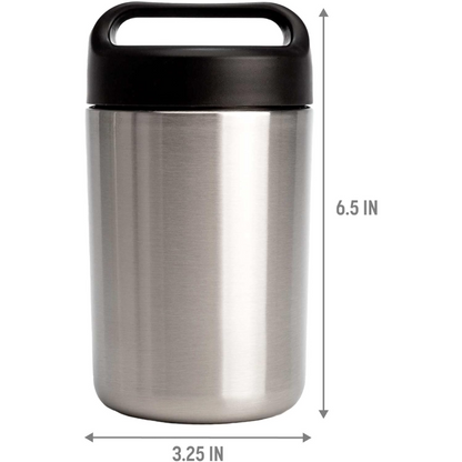 Stainless Steel Food Warmer Container with Handle - WarmCarry-Grey-Nora Luxe