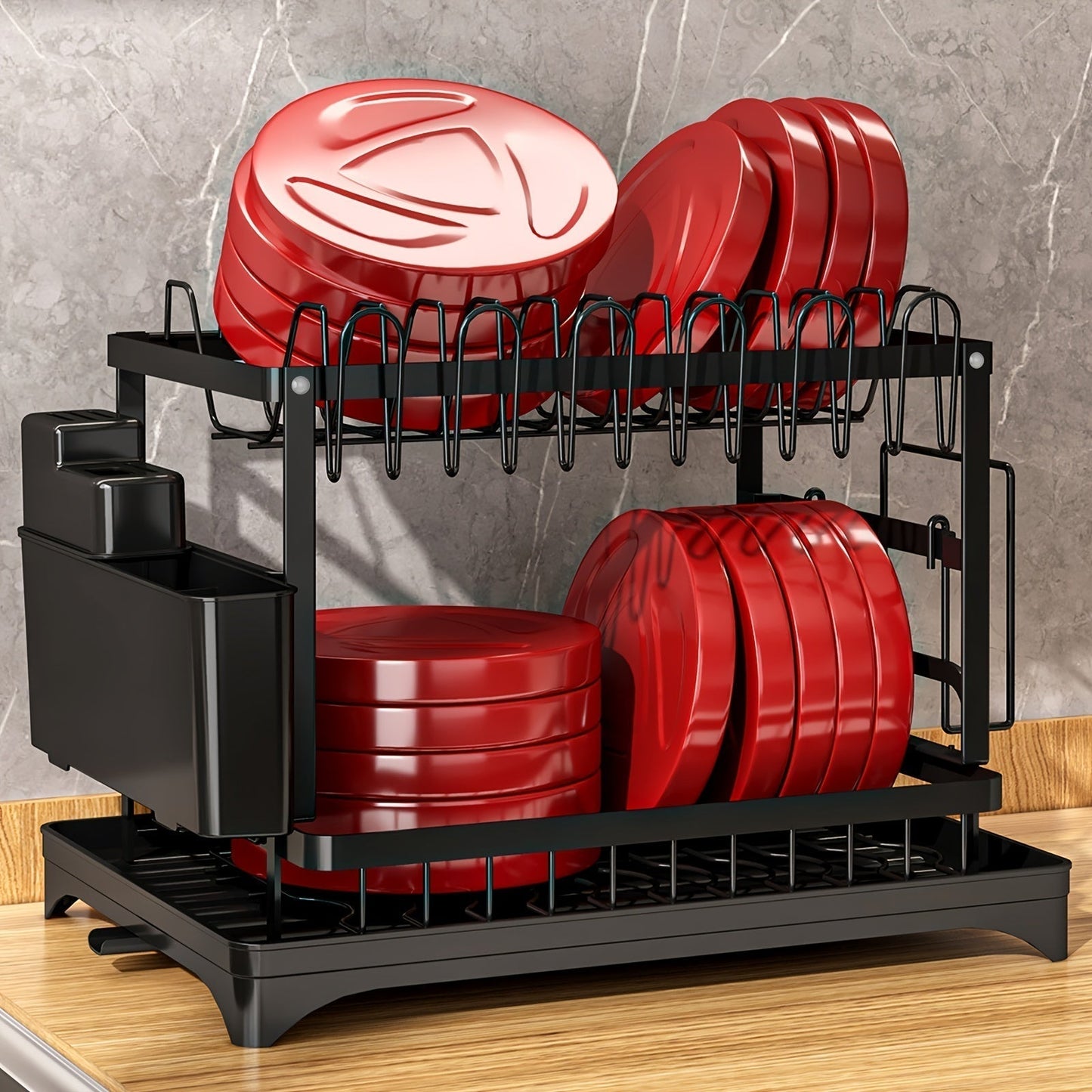Stainless Steel Kitchen Drainer - Livano-White-Nora Luxe