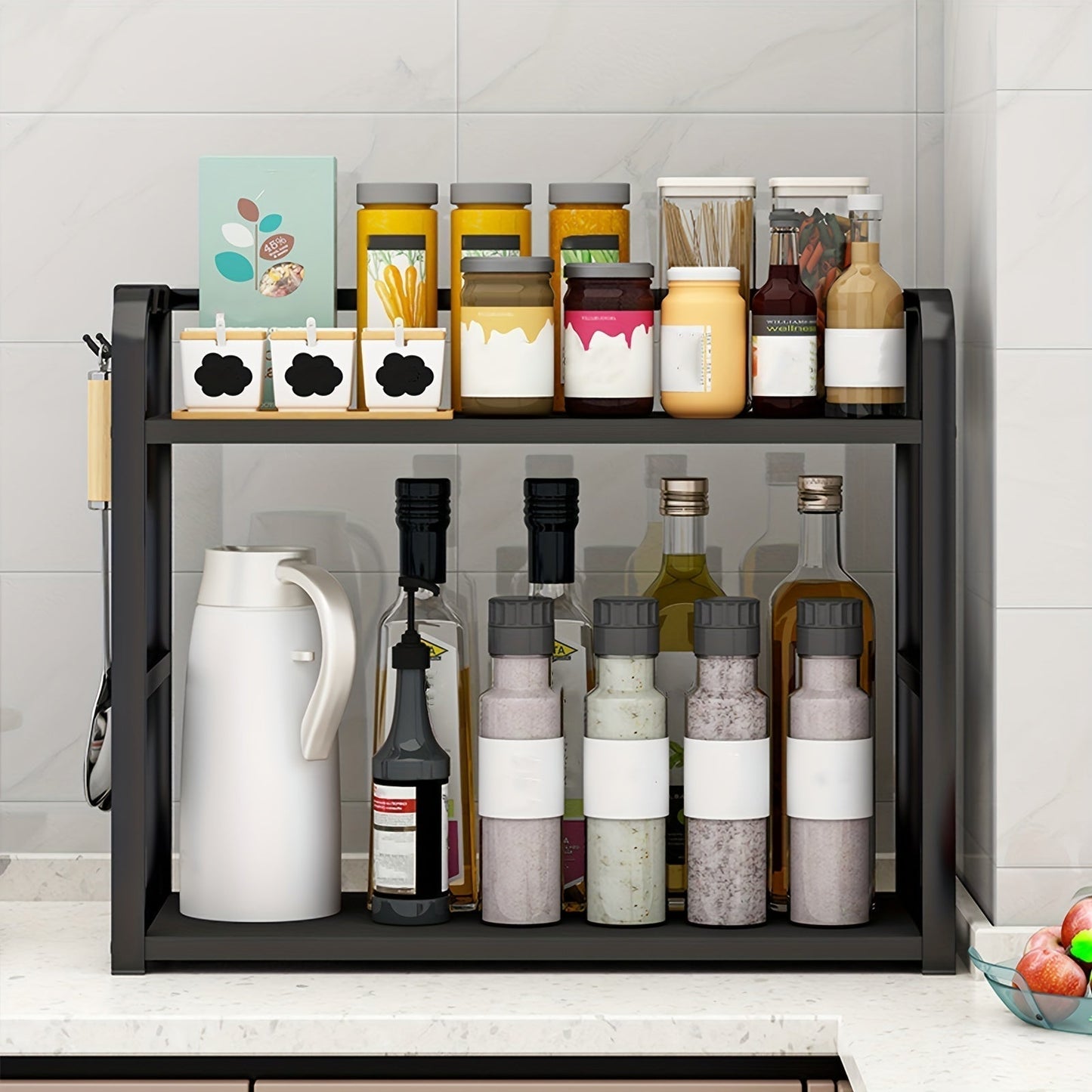 Stainless Steel Kitchen Herb Rack - Mara-Brown-Nora Luxe
