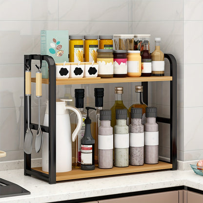 Space Saving Metal Spice Rack - Pexav