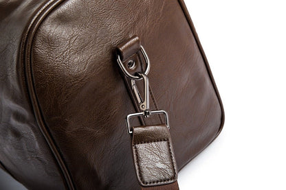 Spacious Genuine Leather Duffel Bag