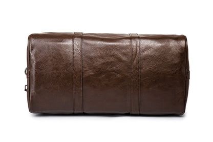 Spacious Genuine Leather Duffel Bag