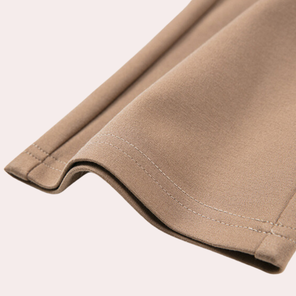 Straight Ladies' Trousers with Timeless Design - Celeste-Dark blue-XS-Nora Luxe