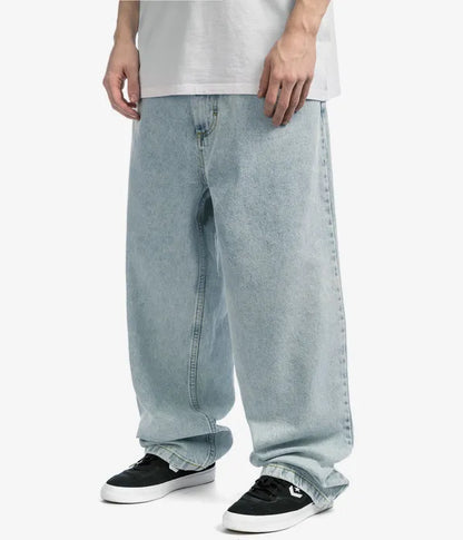 Streetwear Skate Jeans - UrbanBaggy-Light blue-S-Nora Luxe