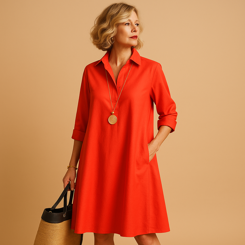 Comfortable Fit Polo Dress for Ladies - Nocini