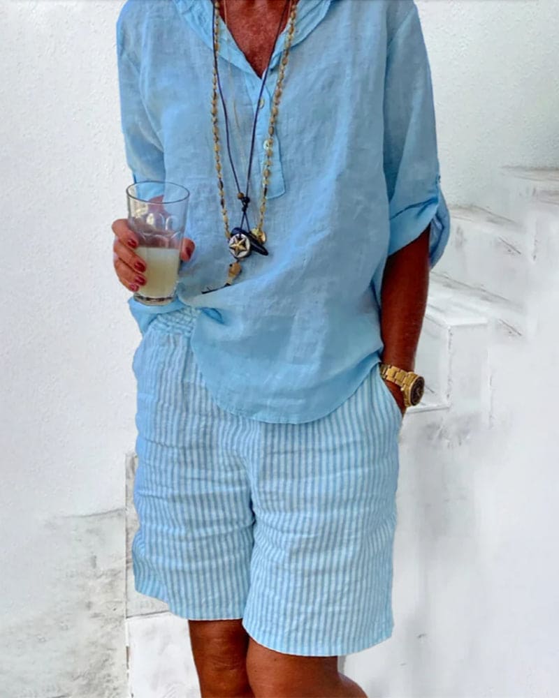 Classic Summer Women's Linen Shorts - Pexav