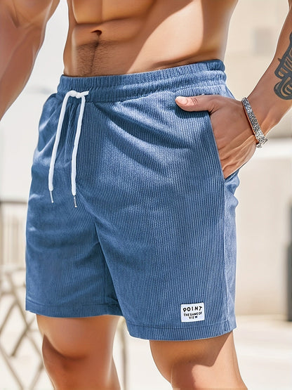Striped Shorts for Men – Luca-Blue-S-Nora Luxe