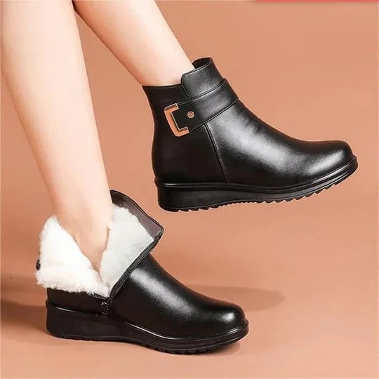 Classic Ankle Zip Up Boots