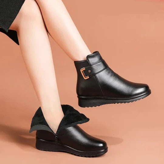 Classic Ankle Zip Up Boots
