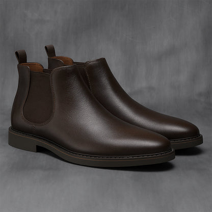 Traditional Men's Genuine Leather Chelsea Boots