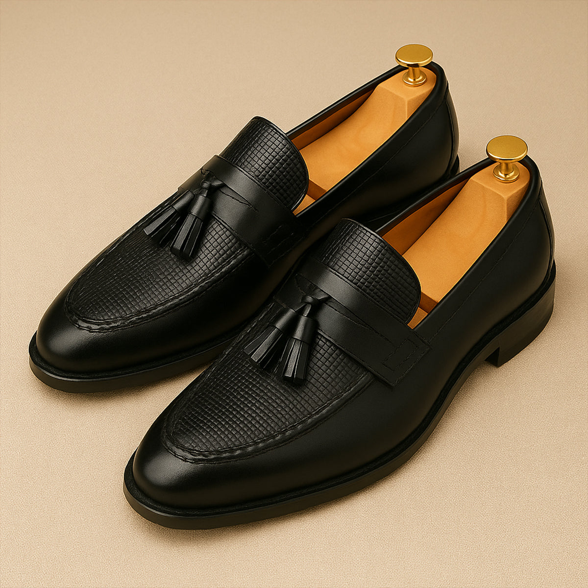 Classic Men's Leather Tassel Dress Shoes
