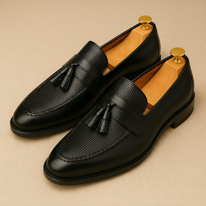 Classic Men's Leather Tassel Dress Shoes