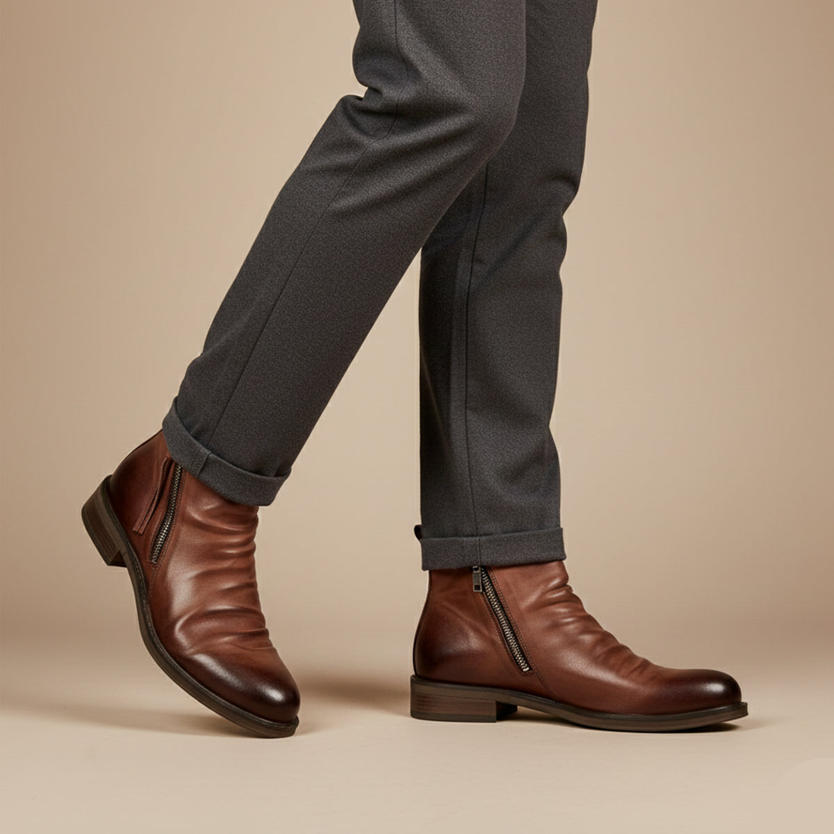 Premium Men's Genuine Leather Boots