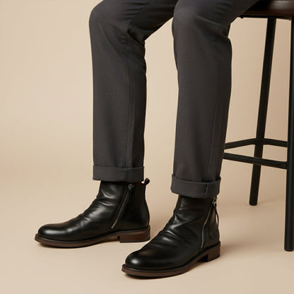 Premium Men's Genuine Leather Boots