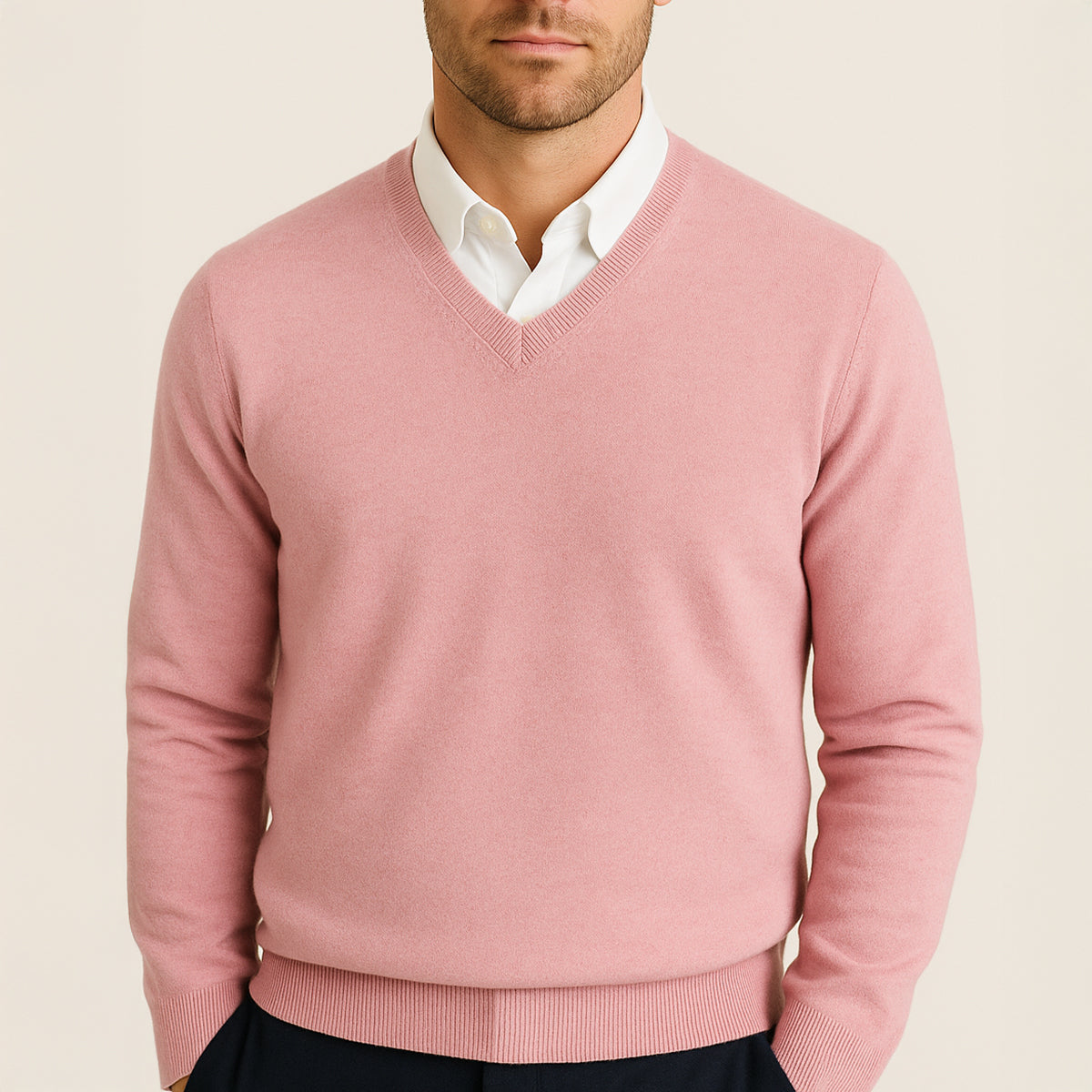 Luxurious Soft Men's Cashmere Sweater