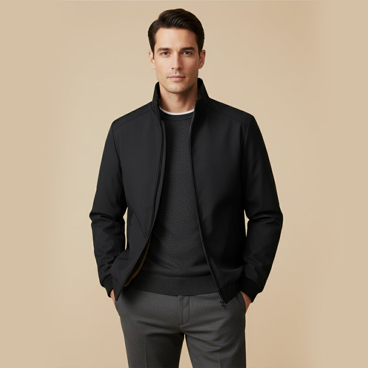 Warm Waterproof Men's Winter Parka Jacket