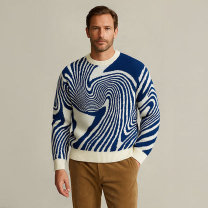 Luxury Men's Merino Wool Crew Neck Sweater