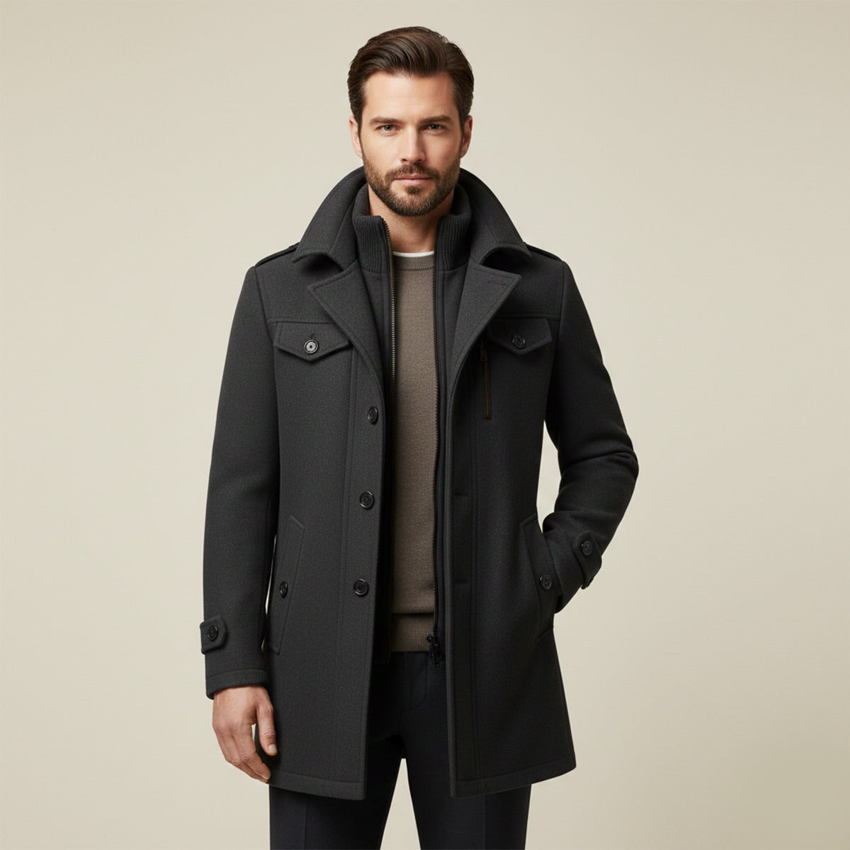 Thermal Insulated Parka Coat
